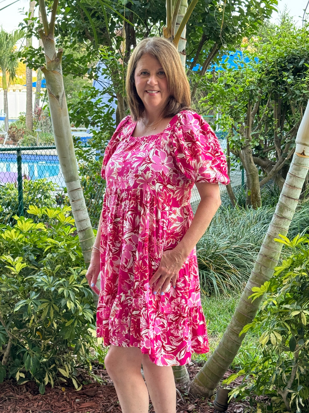 Floral Bliss Beach Dress