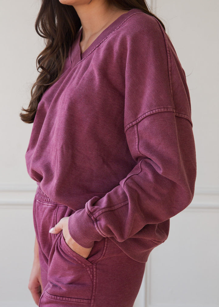 Dark Berry Pullover