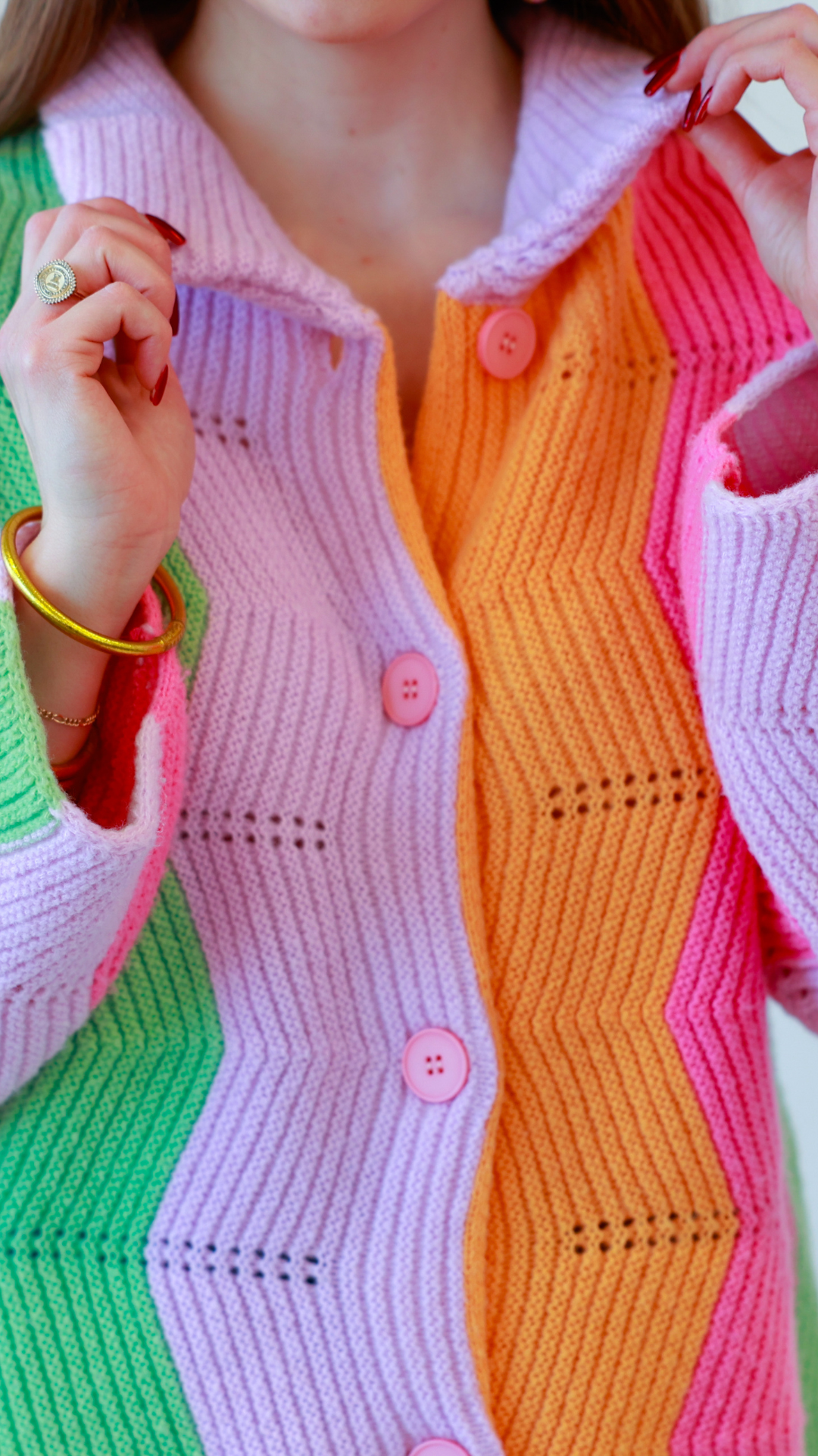 Sherbet Pastel Sweater Cardigan