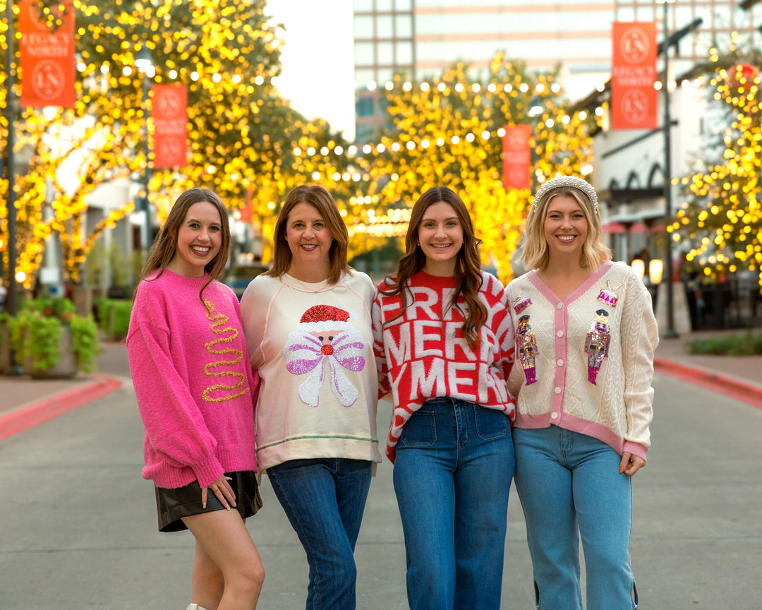 Santa Bow Sweater