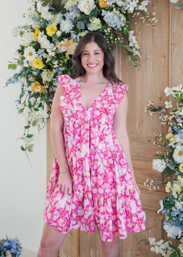 Pink Petal Bouquet Dress