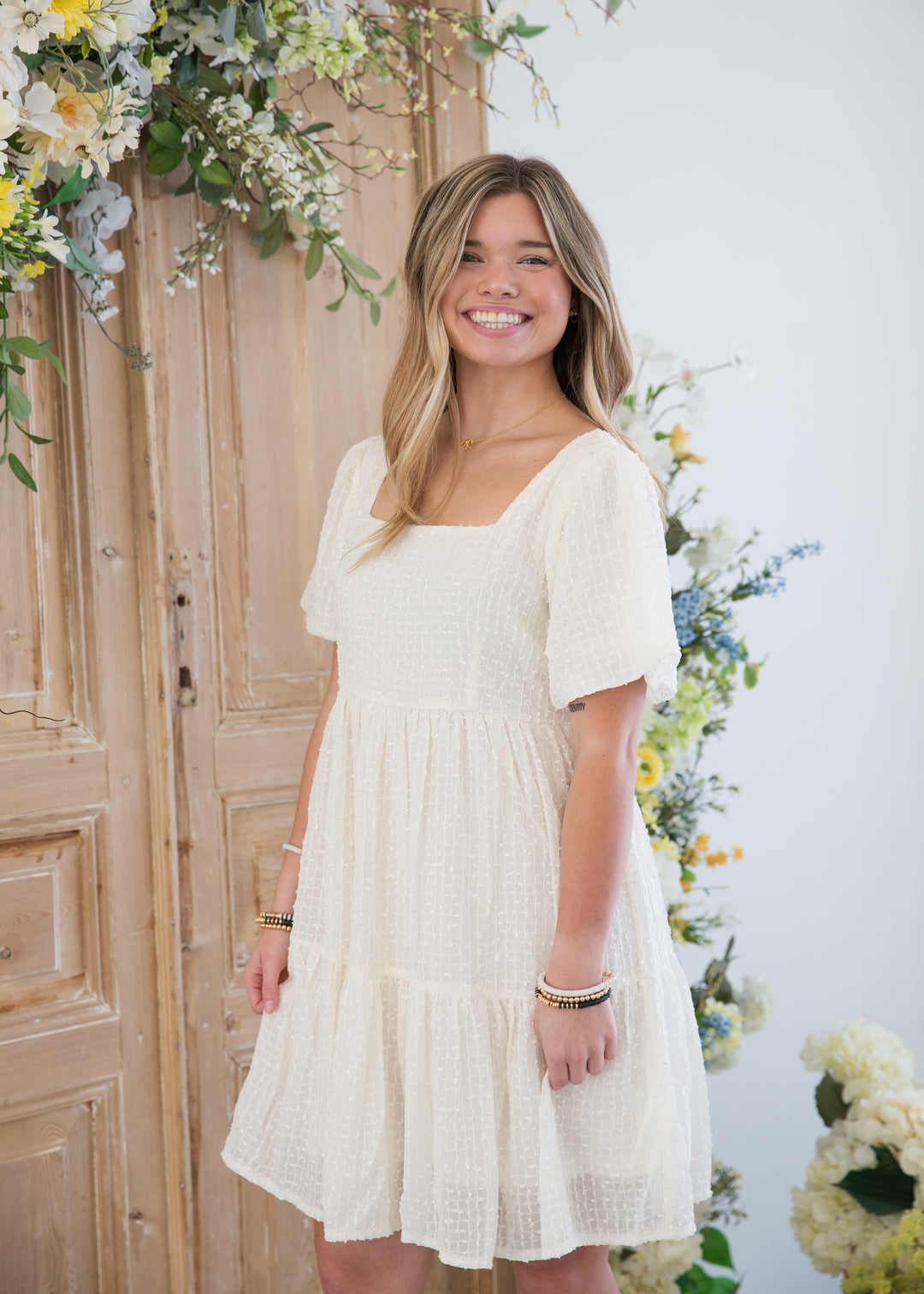 Cream Delight Dress