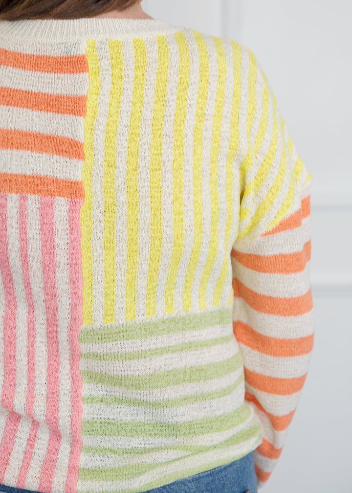 Striped Terry Cloth Top