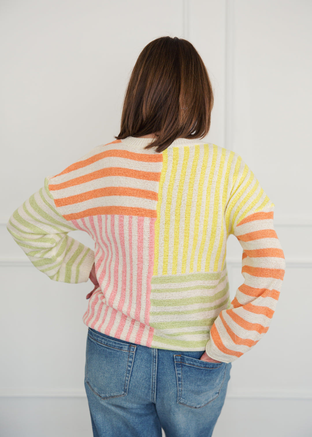 Striped Terry Cloth Top