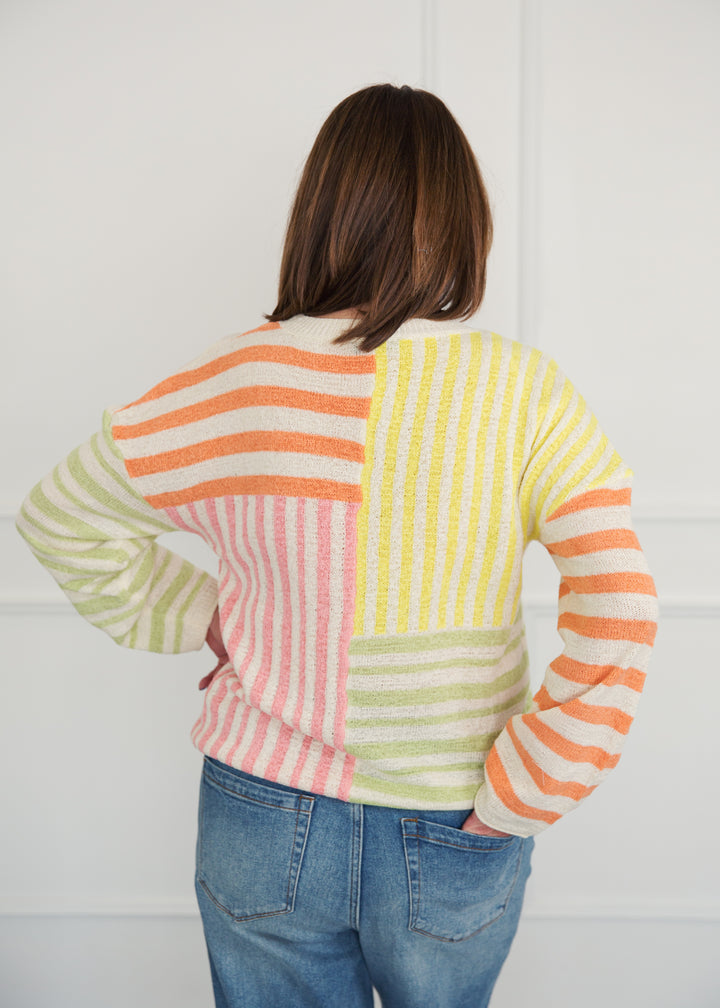 Striped Terry Cloth Top